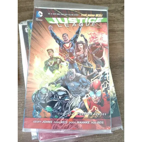 DC Comics Justice League The New 52 Vol. 1-8 Graphic Novels Geoff Johns